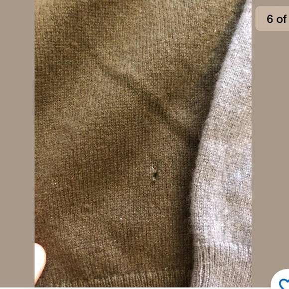 Uniqlo Cashmere V-Neck Sweater Sz S - Picture 5 of 8